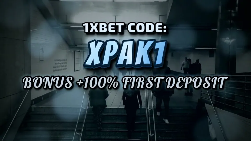 How does the 1xBet registration bonus with code XPAK1 work on your first deposit?